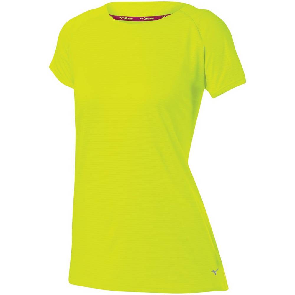 Camisetas Mizuno Lyra Para Mujer Amarillos 5238907-UW